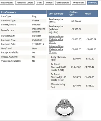 Figure 24 Valuation tool 8 