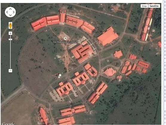 Figure 1.2: Ariel Photo of the study location Source: Google map  