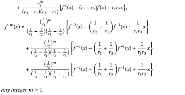 Table 1 Three characteristic roots with same signs