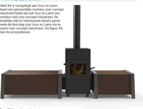 Figuur 55: Conceptkeuze industrieel