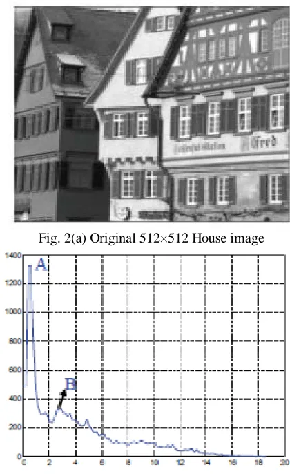 Fig. 2(a) Original 512×512 House image 