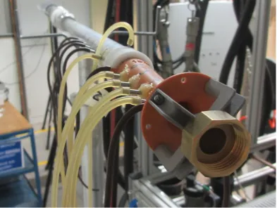 Figure 3.39: Experimental set-up with the WB6 venturi with gas injection.