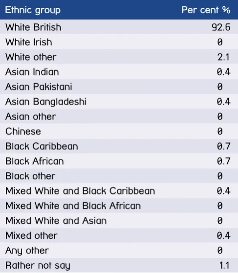 Table 4. Ethnicity of respondents in the  ‘In-depth’ Ecominds evaluation 