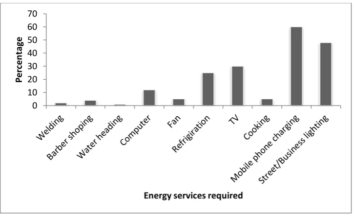 Fig. 10 Current energy services offered by solar products  