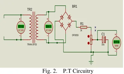 Fig. 3. Current Transformer circuitry 