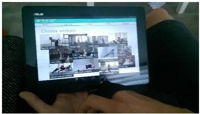 Figure 4: User interface 4, low colour contrast and bad visual complexity 