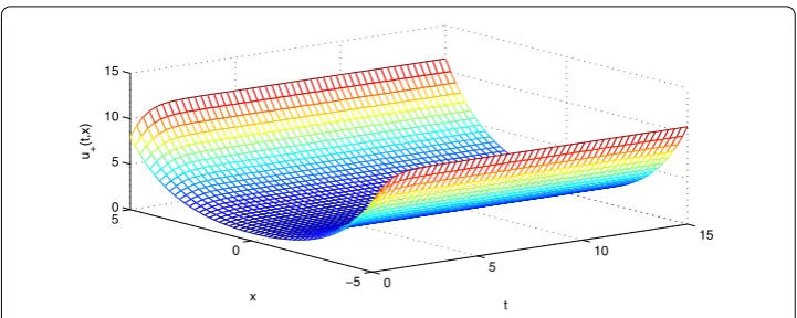 Figure 13 Plot of obtained solution of (1) from Reduction 2 with respect to m = 2 and α = –1.