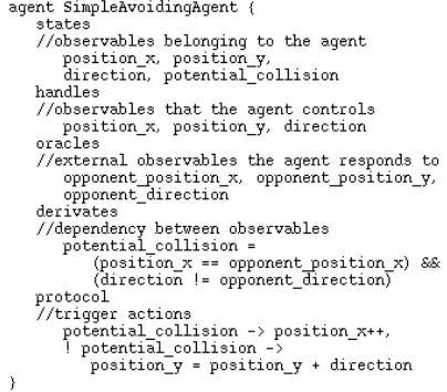 Figure 1: A simple example of an LSD account.The derivatespeciﬁes a change in potentialcollision highlights the situa-tion where a collision may occur and the protocol positionx aimed at avoiding acollision.