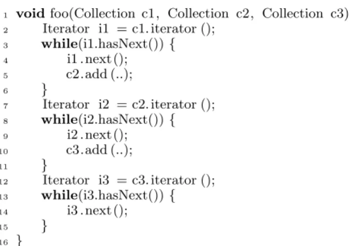 Fig. 12: Worst-case example for complexity of Nop-shadows Analysis (in the case of impre- impre-cise points-to sets).
