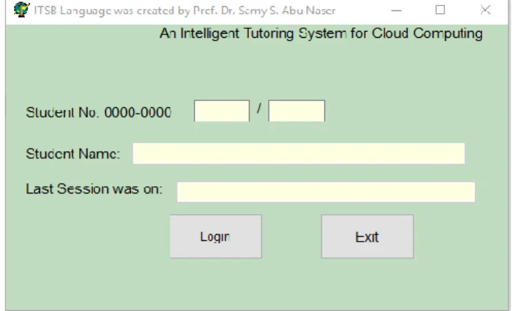 Fig 2: Login Screen 