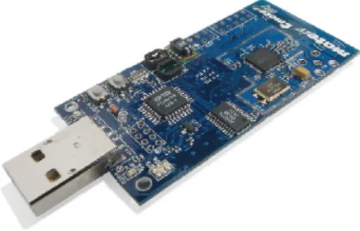 Figure 2.1: TMote Sky sensor node. Figure taken from [TM006]