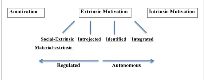 Figure 1  Work motivation continuum of Self-Determination Theory 