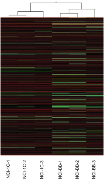 Figure 1: PiRNA expression profiling.  Hierarchical Clustering for “All Targets Value”