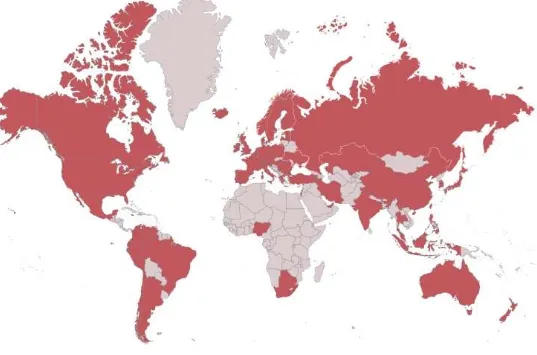 Figure 2: Map of included Systems 