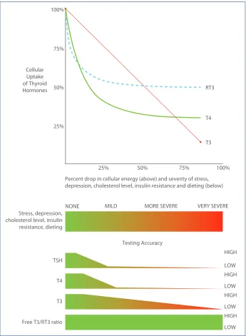 Figure 2: Thyroid transport of cellular energy. Why TSH testing is inaccurate and free T3/RT3 ratio is the best marker for thyroid transport.