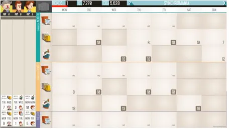 Figure 13 Serious game SynchroMania  