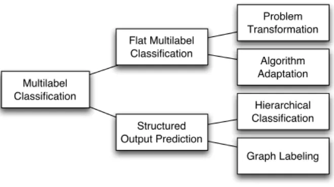 Figure 1.1. The taxonomy of the multilabel classiﬁcation approaches.