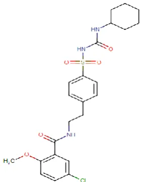 Fig. 1: Structure of Glibenclamide. 