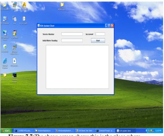 Figure 7.7:The above screen shows this is the place where 