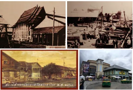 Fig. 7-10  The evolution of land development surrounding Suan Yai Bang Khwang: 