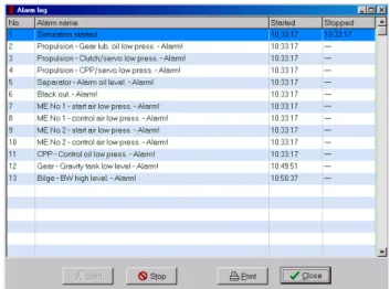 Figure 10: Example of settings in the resources option application.