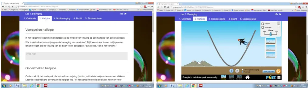 Figure 2. Online learning environment 