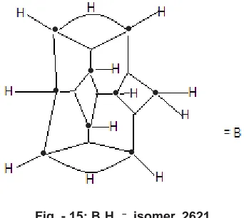 Fig. - 13: One of B6H6– isomers