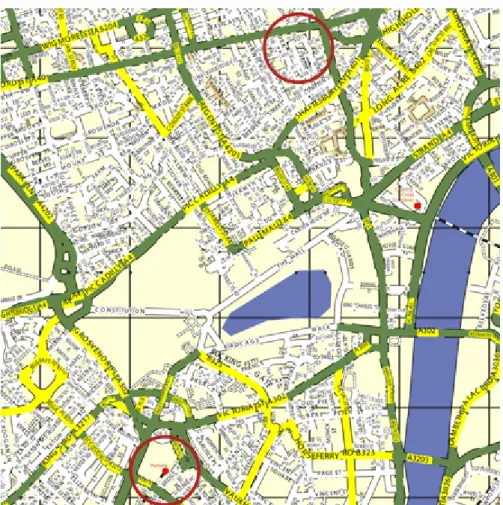 Figure 4.2: Coverage of wireless broadband in the Westminster, London [36] 