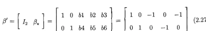 Table 2.7 shows results of the cointegration tests. Most methods select 