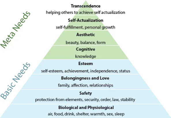 Figure 2: Maslow’s Revised Hierarchy of Needs