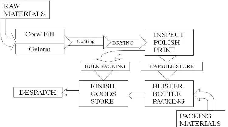Fig No 2 Process Flow of Manufacturing 