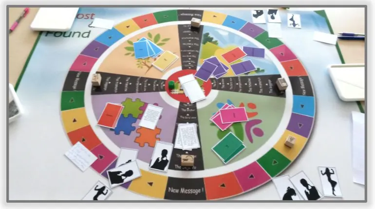 Figure 3. Game view after finishing the first phase. 