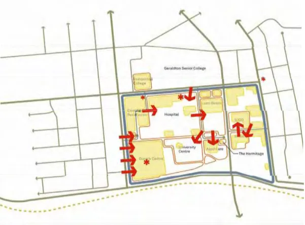 Figure 5 describes the road system within and around the HETP. 
