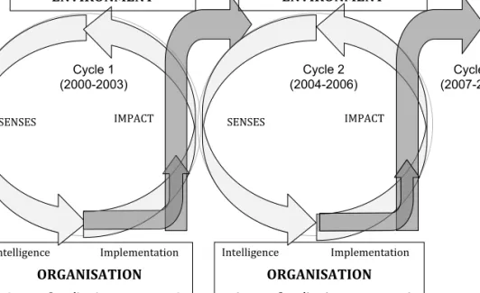 Figure 3 The Interactive Systems of the Environment and Heineken in the BPs Case   ORGANISATION                         ENVIRONMENT  SENSESIMPACTIntelligence