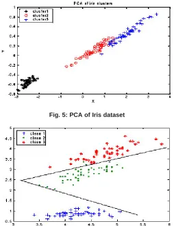 Fig. 5: PCA of Iris dataset