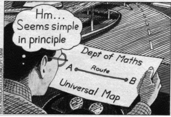 Figure 1.1: A map is an embedding of geographic data into the 2D plane with some loss of information