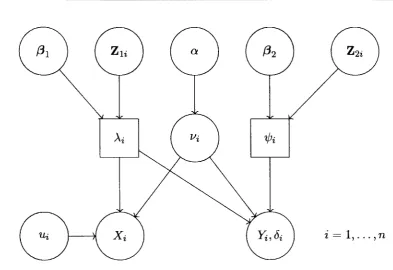 Figure 4.2: Graphical Model of the underlying point process 