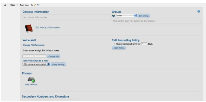 Figure 4.2: Editing A User