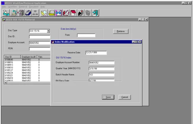 Figure 58: Index modification 