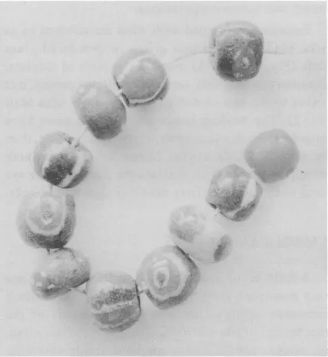 Figure 9. Powdered-glass beads made in Oualata, Mauritania. 