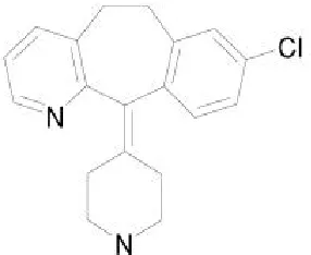 Fig 1: Structure of Desloratadine