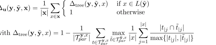 Figure 3: Examples of regular expressions, which are specializations of a maximal alignmentof strings.
