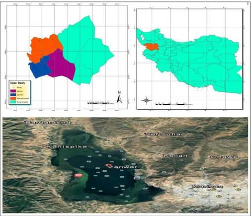 Figure 2-  Location of the study area   