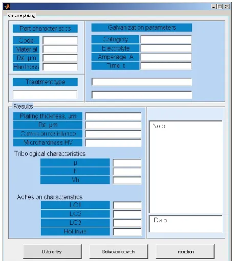 Fig. 3.  Graphical user interface on the user mobile device.  