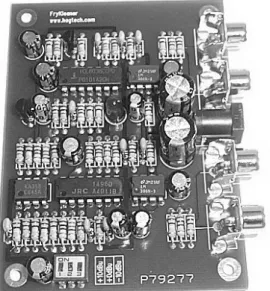 Figure 3.  The FryKleaner board has a very clean and orderly layout making it easy to assemble