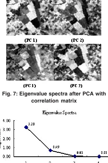 Fig. 5: Spectral/NDVI integrated