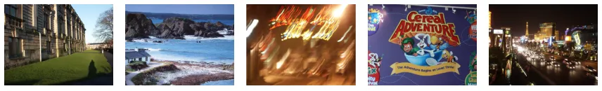 Figure 5: Sample images from the Berkeley Segmentation Data set.