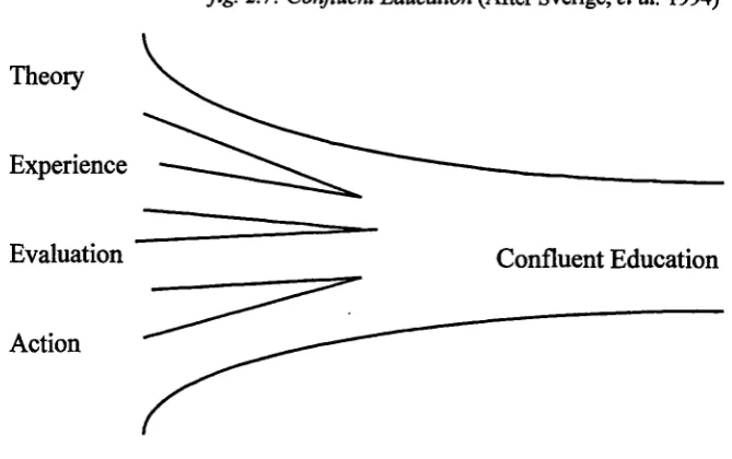 fig. 2.7: Confluent Education (After Sverige, eta!. 1994)