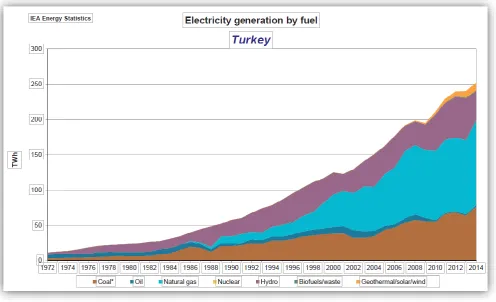 Figure 1. Electricity Generation By Fuel Type in Turkey 