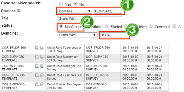 Figure 12 - Available Assessment Processes for Out of Role Assessments 